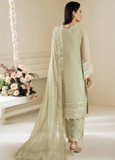 Celine By Alizeh Embroidered Chiffon 3 Piece Unstitched Suit AF25C D-8008 NEO